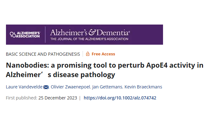 Nanobodies a promising tool to perturb ApoE4 activity in Alzheimer’s disease pathology.png